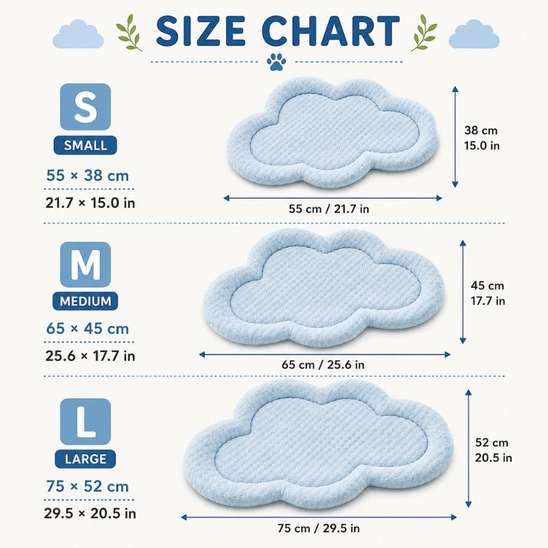 Cloud Ice Dachshund Mat