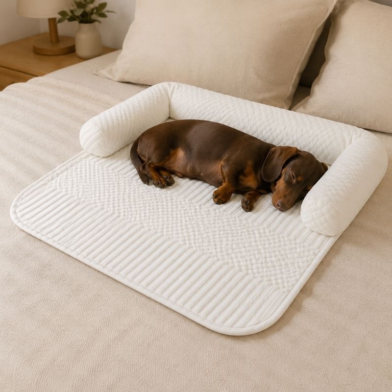 Dachshund Orthopedic Bed lifestyle