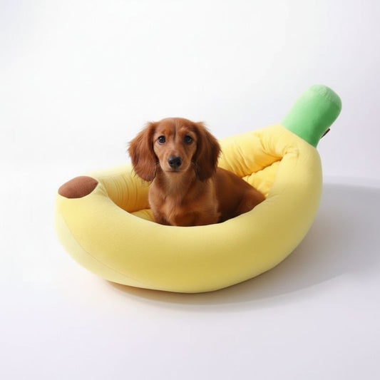 Banana Dachshund Bed