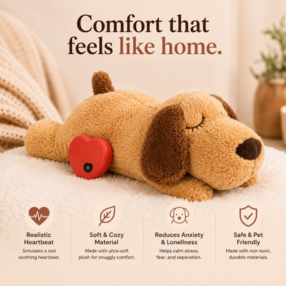 Calming Dachshund Heartbeat Toy product view
