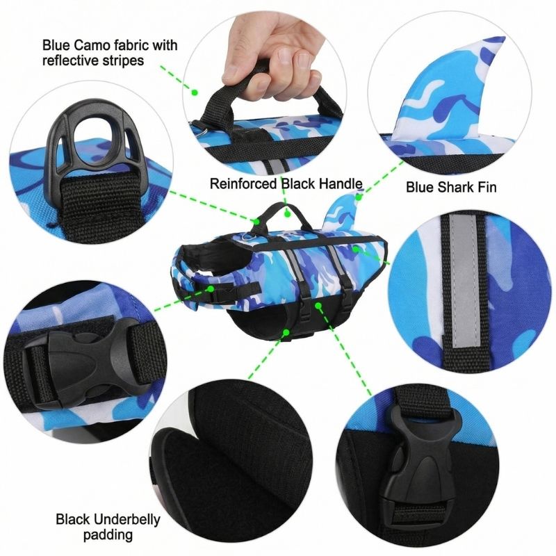 Camouflage Dachshund Swimming Vest