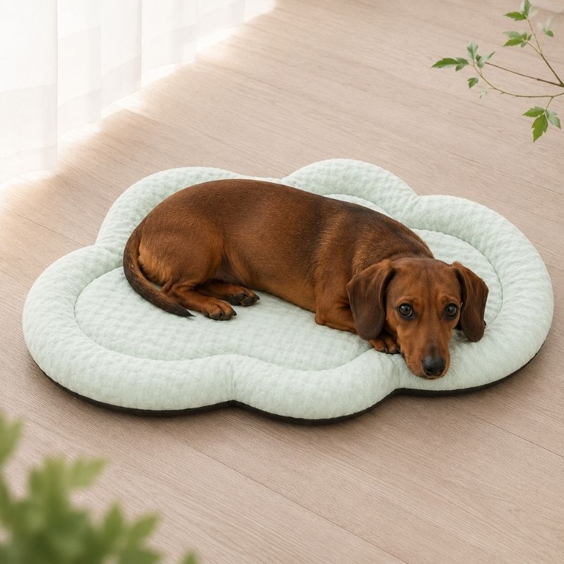 Cloud Ice Dachshund Mat