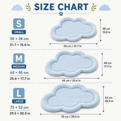 Cloud Ice Dachshund Mat