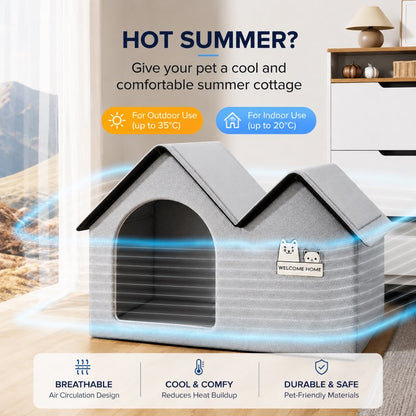 Cooling Cottage Dachshund House Gray hero