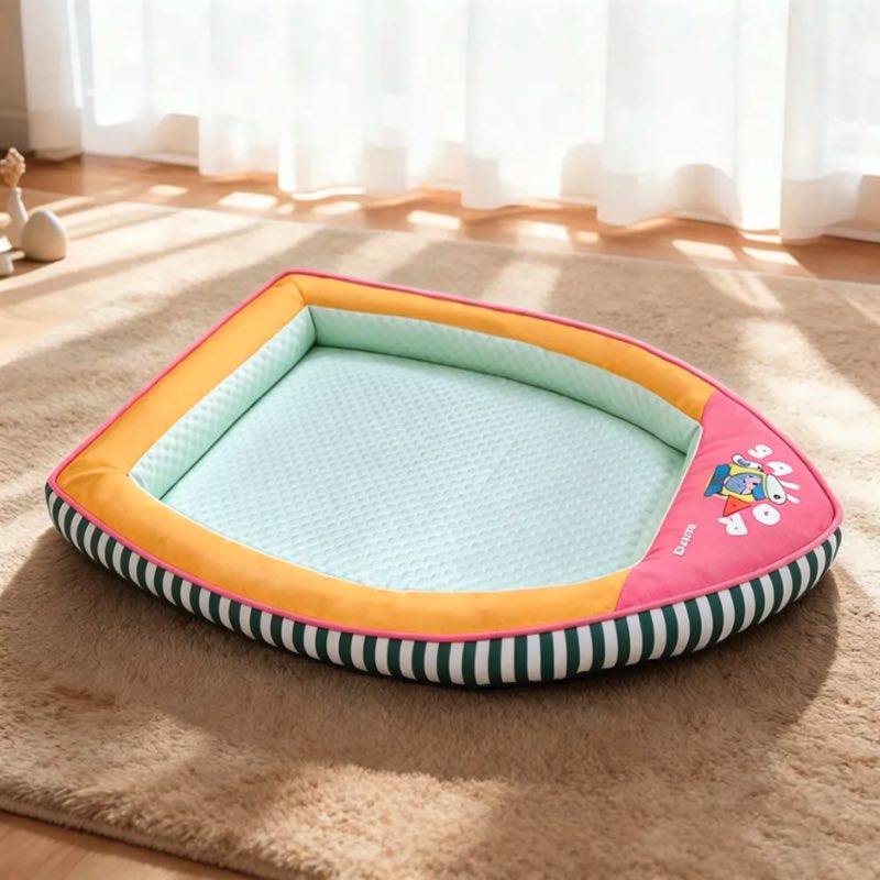 Cooling Dachshund Boat Bed Orange