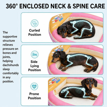 Cooling Dachshund Boat Bed detail