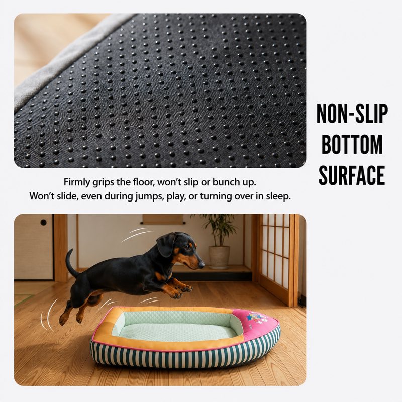 Cooling Dachshund Boat Bed detail
