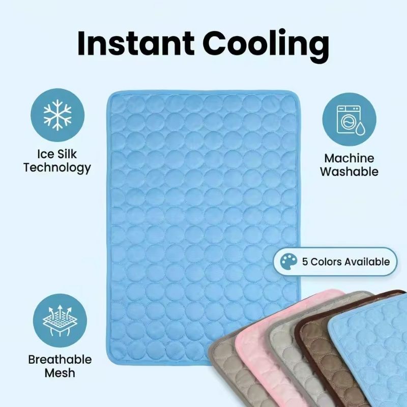 Cooling Ice Silk Dachshund Mat