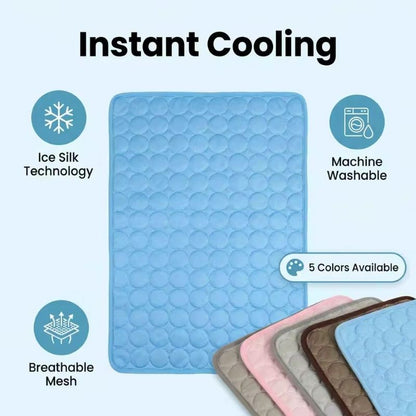 Cooling Ice Silk Dachshund Mat