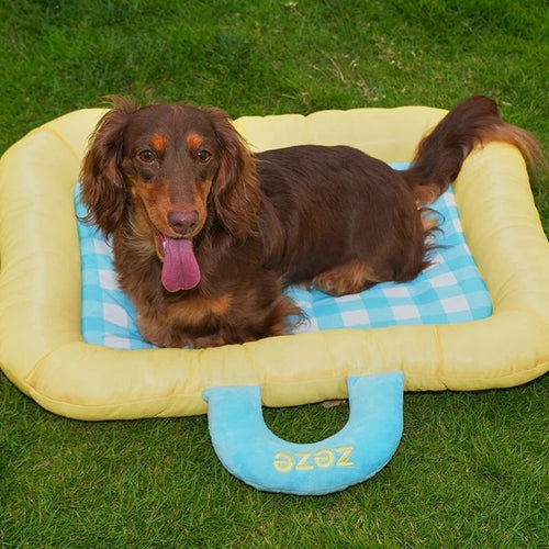 Cooling Ice Silk Doxie Mat