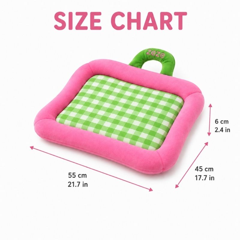 Cooling Ice Silk Doxie Mat
