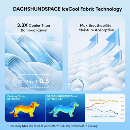 Cooling Orthopedic Dachshund Bed