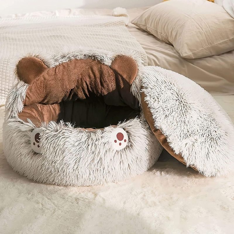 Gemütliches Höhlen Bett für Dackel