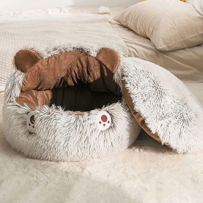 Gemütliches Höhlen Bett für Dackel