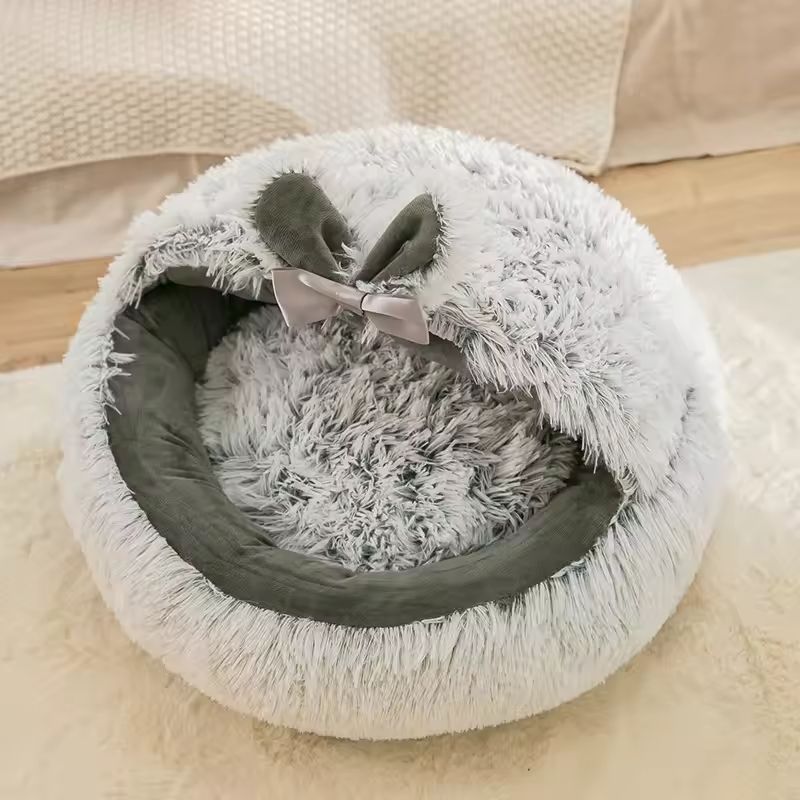 Gemütliches Höhlen Bett für Dackel