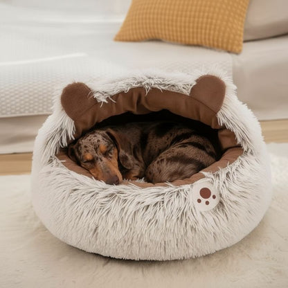 Gemütliches Höhlen Bett für Dackel