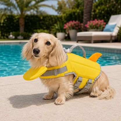 Dachshund Adventure Life Jacket on dachshund