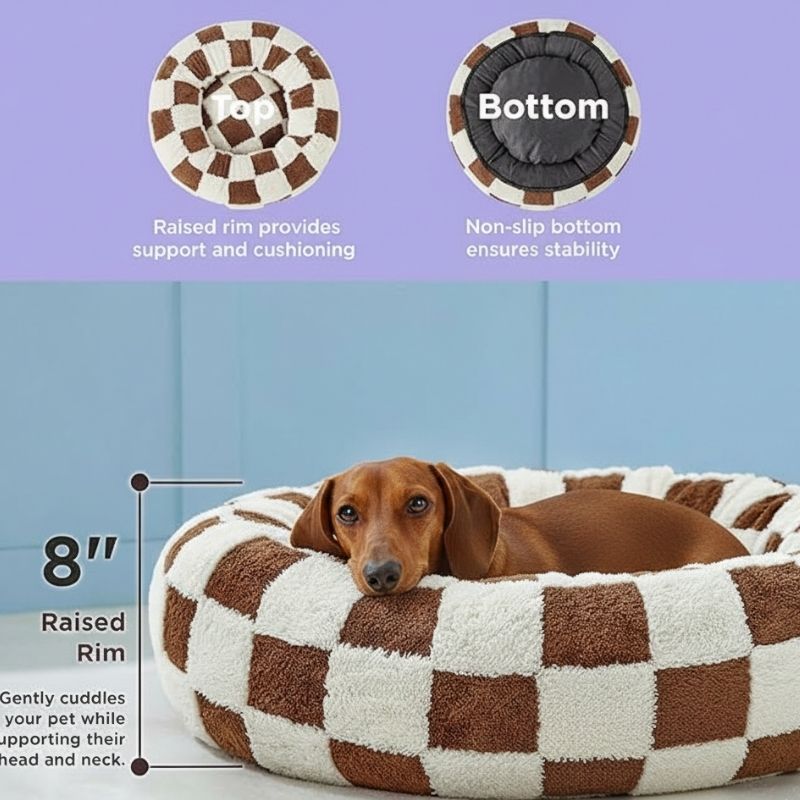 Dachshund Checkmate Bett