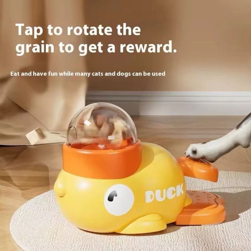 Juguete Dispensador de Pato para Perros Salchicha