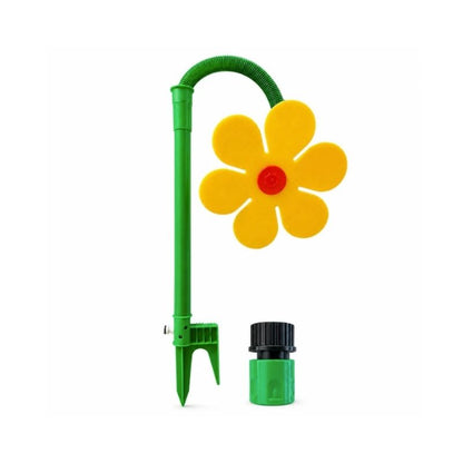 Dachshund Flower Sprinkler yellow flat lay