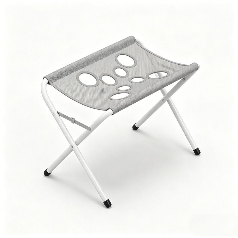 Dachshund Grooming Hammock Stand Gray flat lay