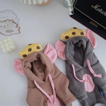 Sudadera Ratón para Perros Salchicha