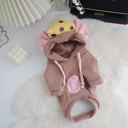 Sudadera Ratón para Perros Salchicha