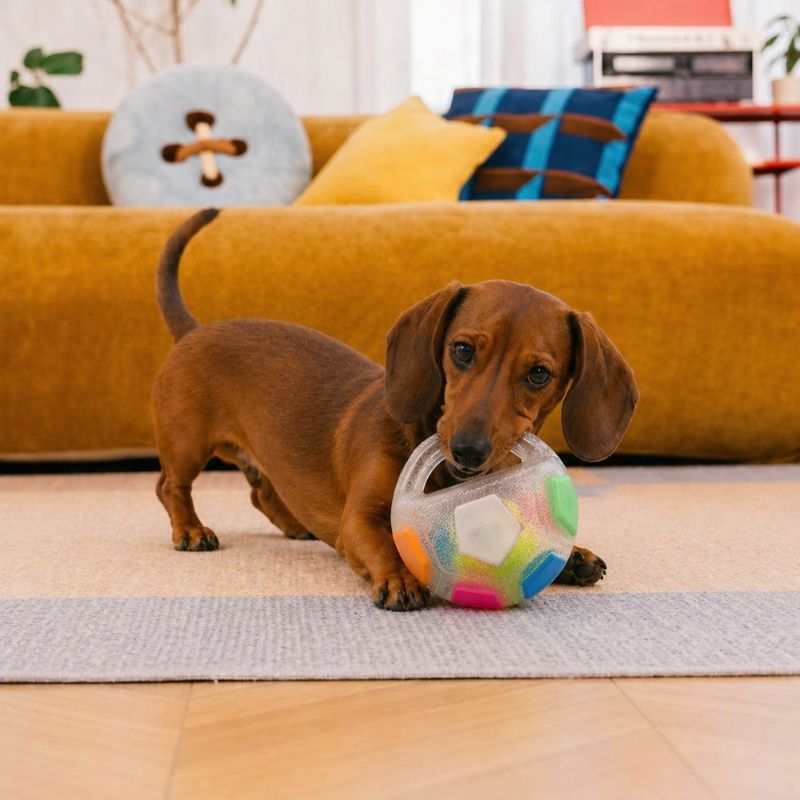 Dachshund Soccer Ball with Handle