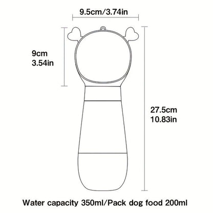 Dachshund Summer Water Bowl