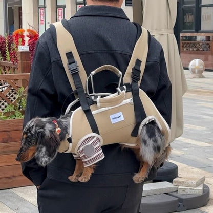 Double Dachshund Shoulder Carrier