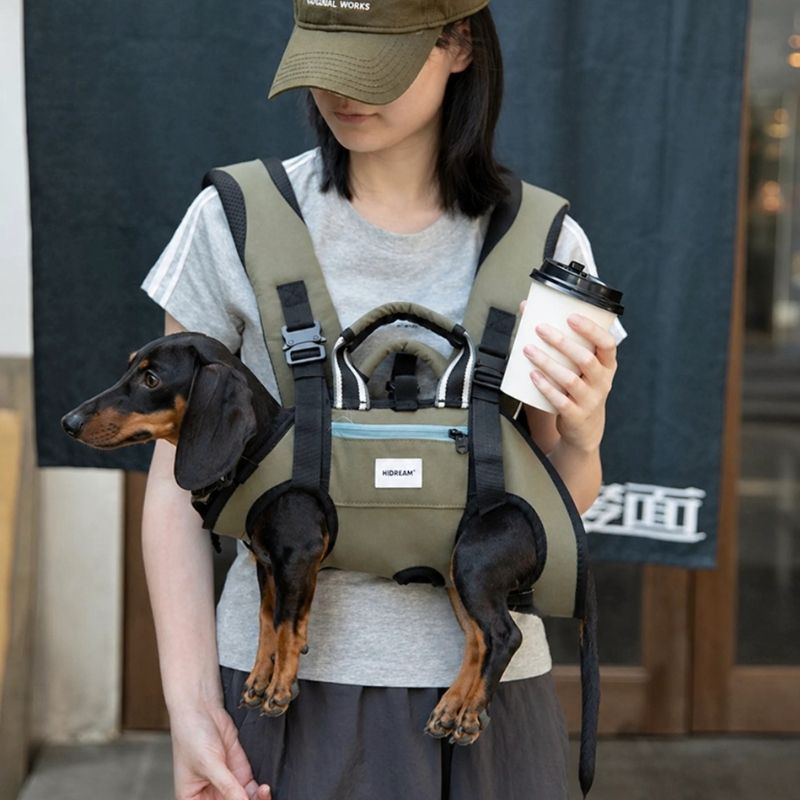 Double Dachshund Shoulder Carrier