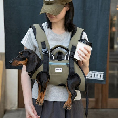Double Dachshund Shoulder Carrier