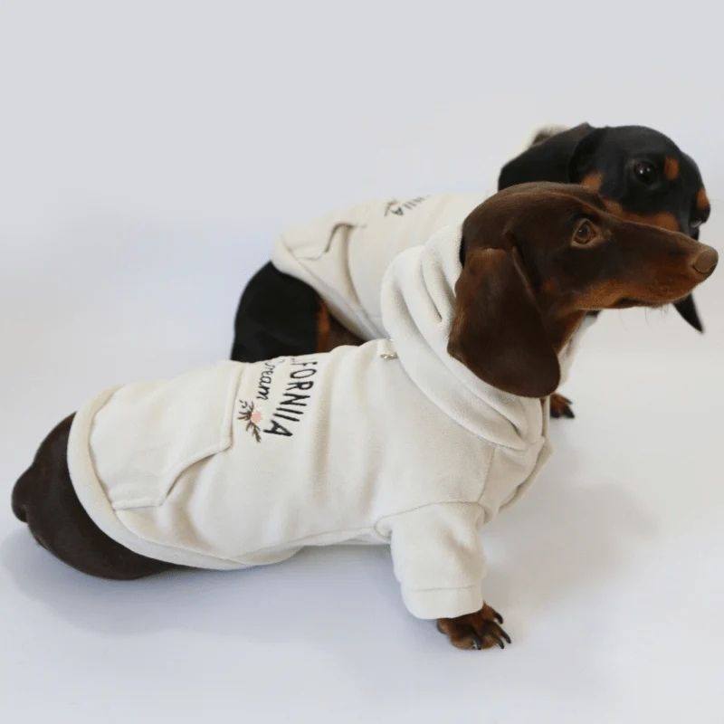 Sudadera de Forro Polar para Perros Salchicha