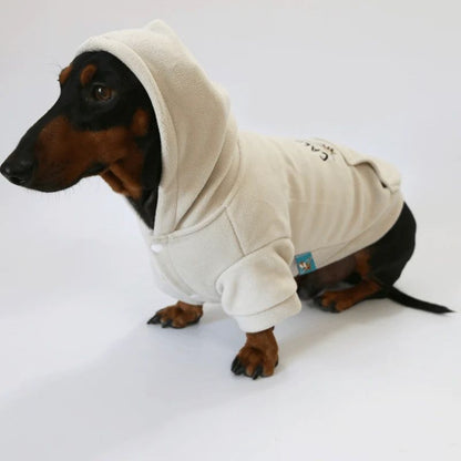 Sudadera de Forro Polar para Perros Salchicha