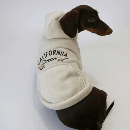 Sudadera de Forro Polar para Perros Salchicha