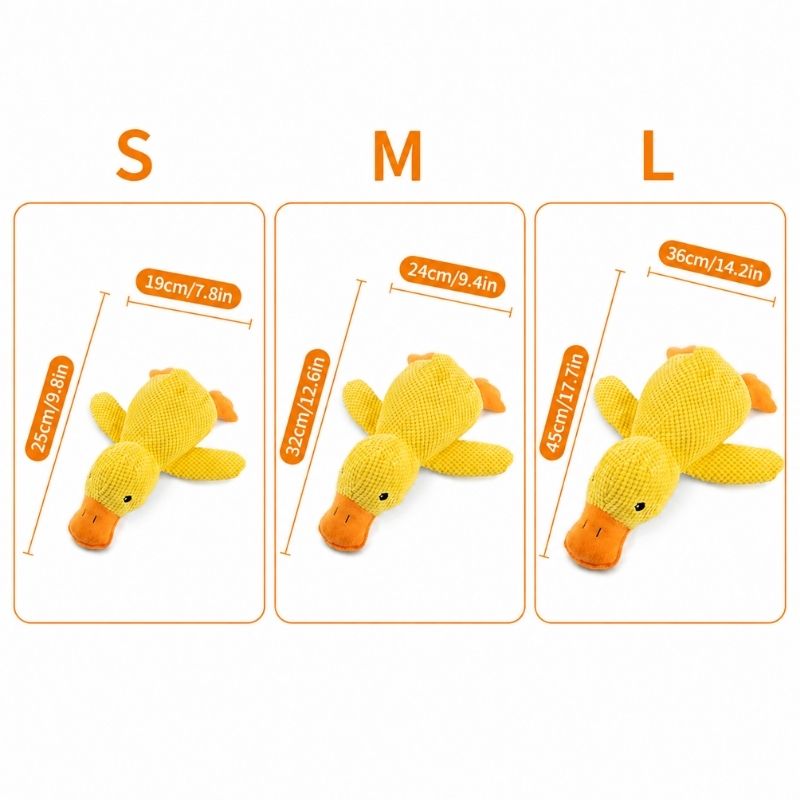 Duck Squeaky Dachshund Toy