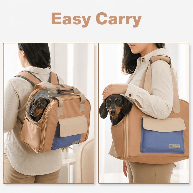 Expandable Dachshund Travel Backpack