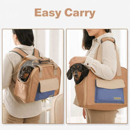 Expandable Dachshund Travel Backpack