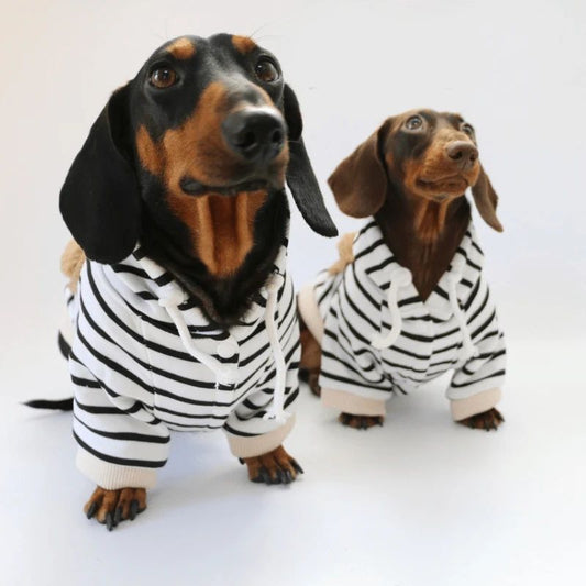 Fleece-Lined Dachshund Hoodie