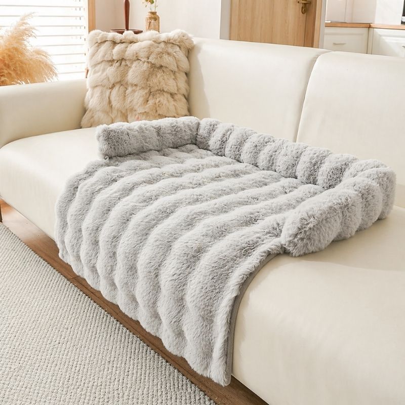 Fluffy Calming Dachshund Bed