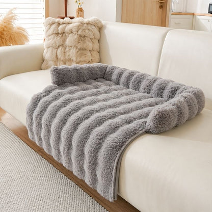 Fluffy Calming Dachshund Bed