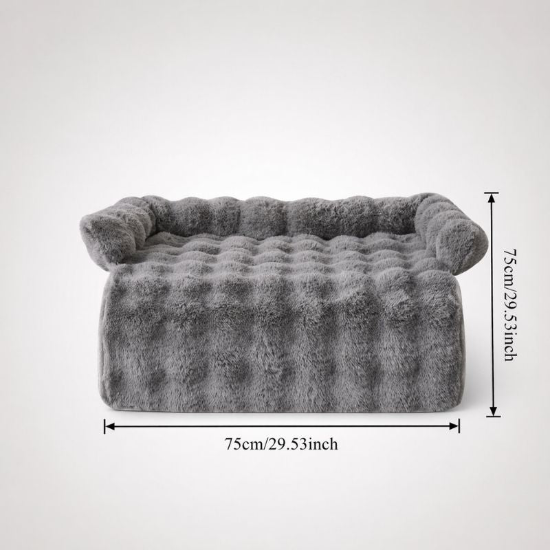 Fluffy Calming Dachshund Bed