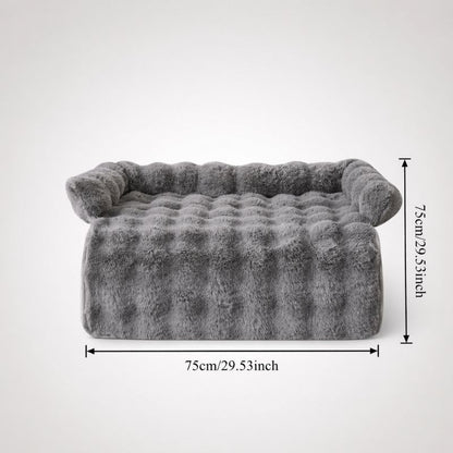 Fluffy Calming Dachshund Bed
