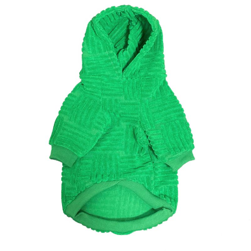 Grüner Dackel Kapuzenpullover