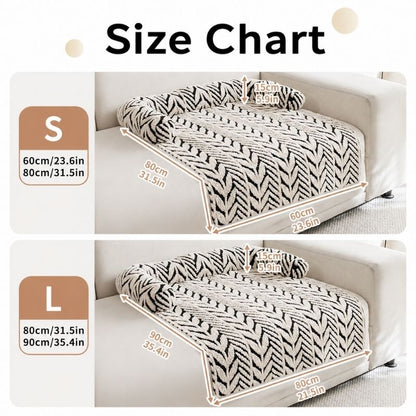 Herringbone Dachshund Couch Cover