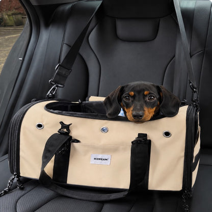 In-Cabin Dachshund Flight Carrier lifestyle 1