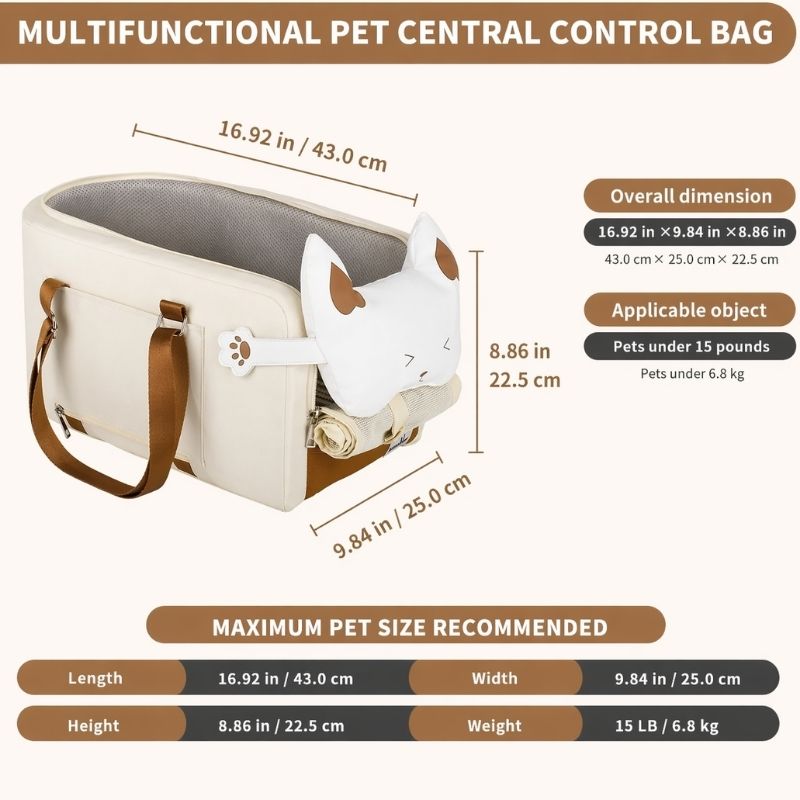 Multifunctional Dachshund Car Seat