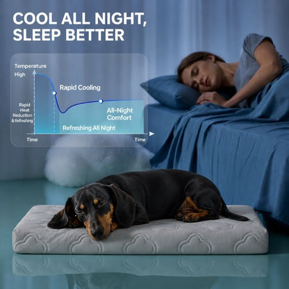 Non-Slip Dachshund Cooling Bed