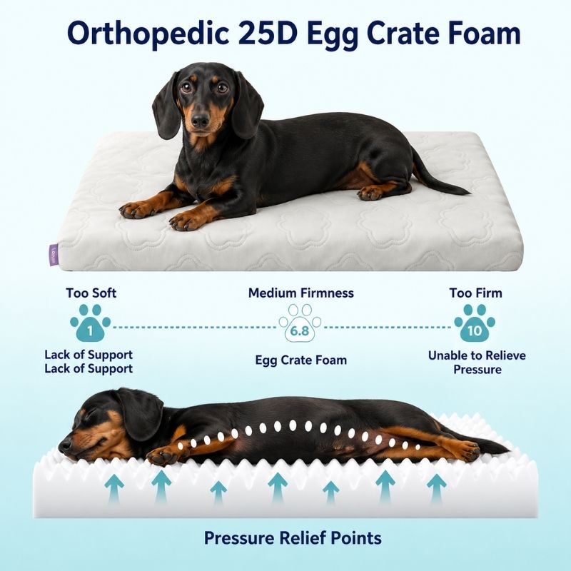 Non-Slip Dachshund Cooling Bed