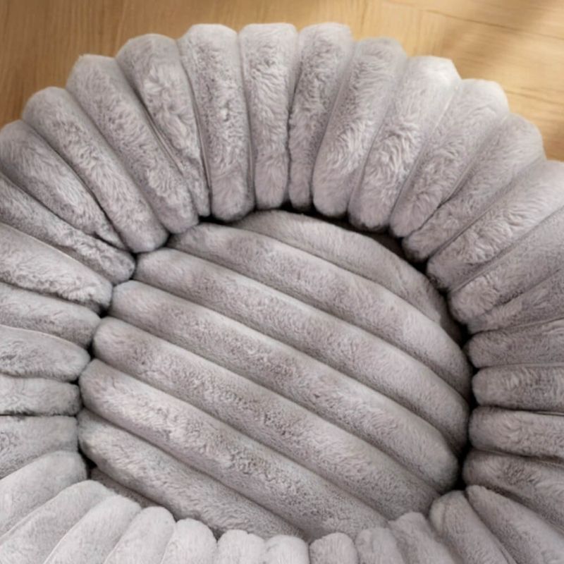 Plush Round Dachshund Bed
